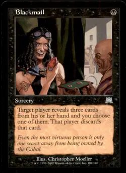 Blackmail LP Light Play Onslaught MTG [7970] - Image 1