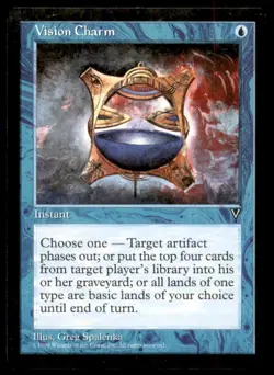 Vision Charm LP Light Play Visions MTG [7511] - Image 1