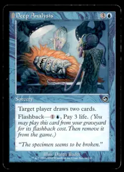 Deep Analysis LP Light Play Torment MTG [7947] - Image 1