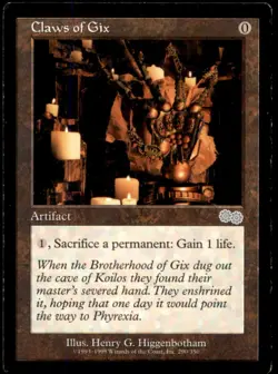 Claws of Gix LP Light Play Timeshifted MTG [8146] - Image 1