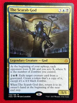 MTG 1X The Scarab God X1 Hour of Devastation Magic - NM - Image 1