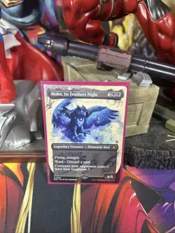 Maha, It’s Feathers Night (Borderless) (Bloomburrow) MINT MTG MANOR MAGIC - Image 1