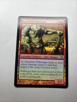 MTG Heartless Hidetsugu- Betrayers Of Kamigawa- Rare- LP- FOIL - Image 1