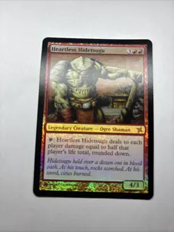 MTG Heartless Hidetsugu- Betrayers Of Kamigawa- Rare- LP- FOIL - Image 2