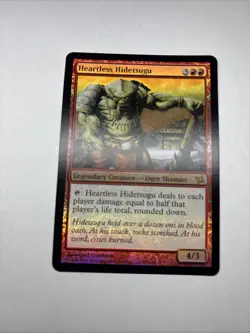 MTG Heartless Hidetsugu- Betrayers Of Kamigawa- Rare- LP- FOIL - Image 3