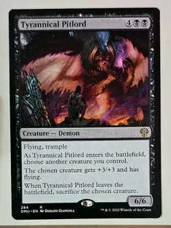 4x Tyrannical Pitlord Dominaria United Regular 4x Play Set - Image 1