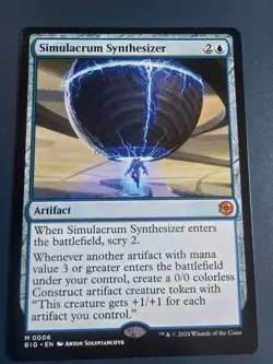 MTG Simulacrum Synthersizer - Outlaws of Thunder Junction BIG SCORE - Image 1