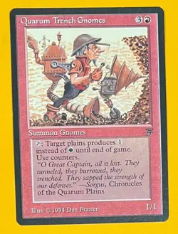 MTG QUARUM TRENCH GNOMES Legends (OldManMTG 012-737) - Image 1