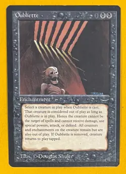 MTG OUBLIETTE (Dark) Arabian Nights (OldManMTG 011-680) - Image 1