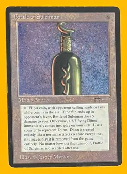 MTG BOTTLE OF SULEIMAN Arabian Nights (OldManMTG 012-603) - Image 1