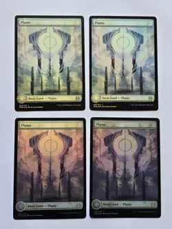 4x Plains (262) - Foil - Phyrexia All Will Be One - Near Mint - MTG - Image 1
