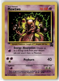 Mewtwo ⭐ 14 Promo Wizards Black Star Promos 1999 Pokemon LP - Image 1
