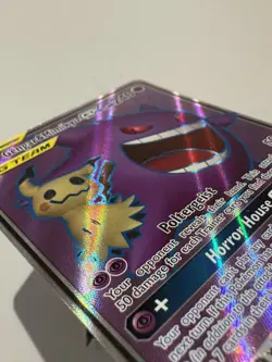 2019 Pokemon Sun & Moon Team Up Gengar & Mimikyu GX #164/181 - Image 3