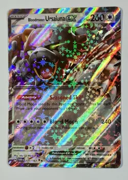 Pokemon TCG - Bloodmoon Ursaluna Ex - 141/167 - 2024 SV05: TWM En - Double Rare - Image 2