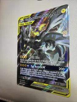 Pokemon Pikachu & Zekrom GX TCG Sun & Moon SM168 Holo Promo NM - Image 3