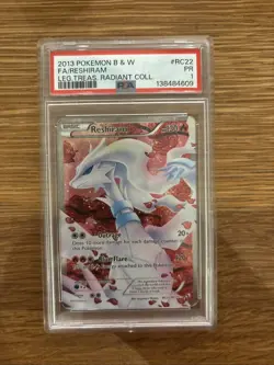 2013 Pokemon BW Legendary Treasures Radiant Collection Reshiram #RC22 PSA 1 - Image 1