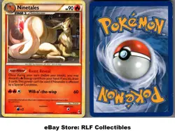 2011 Pokemon, Call of Legends Deck Exc., #17/95 Ninetales, Rare - Image 1