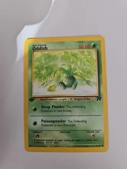 Oddish - 1st Edition - 63/82 Team Rocket - Pokemon TCG - 2000 - Image 1