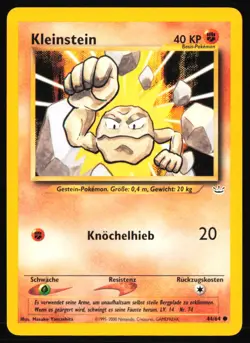 Geodude #44/64 Neo Revelation - GERMAN Pokemon TCG - Lightly played - Image 1