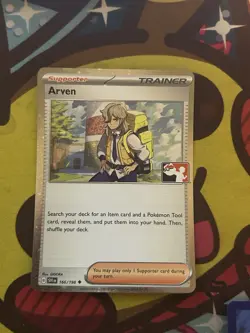 Pokemon Arven 166/198 - Play! Prize pack Series - Cosmic Holo Rare - Image 1