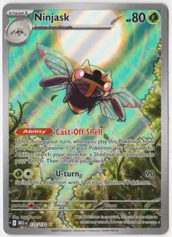 Ninjask 137/132 Illustration Rare Pokemon ME01: Mega Evolutions NM - Image 1