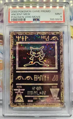 2000 POKEMON GAME MOVIE POKEMON 2000 MOVIE ANCIENT MEW PSA 9 - Image 1
