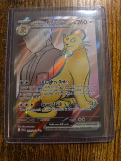 Pokemon TCG Team Rockets Persian EX Full Art 219/182 Destined Rivals Ultra Rare - Image 1