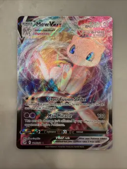 Pokemon TCG Mew VMAX 114/264 Swsh08: Fusion Strike Holo Ultra Rare - Image 1