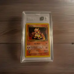 1999 Pokemon Base Set Magmar #36 English Unlimited 36/102 - TAG 9 MINT - Image 1