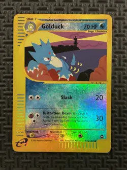 Pokemon TCG Golduck 50a/147 2002 Vintage Aquapolis Reverse Holo - Image 1