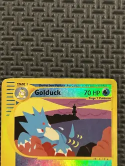 Pokemon TCG Golduck 50a/147 2002 Vintage Aquapolis Reverse Holo - Image 4
