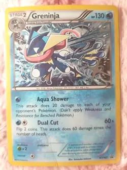 2016 Pokemon TCG Greninja XY162 XY: Black Star Promos​ - HP - Holo - Image 1