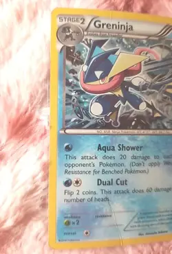 2016 Pokemon TCG Greninja XY162 XY: Black Star Promos​ - HP - Holo - Image 2
