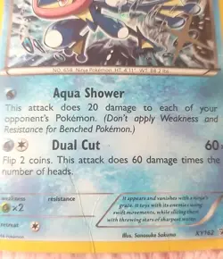 2016 Pokemon TCG Greninja XY162 XY: Black Star Promos​ - HP - Holo - Image 4