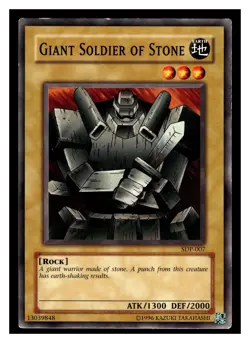 Konami Yugioh Starter Deck: Pegasus Giant Soldier of Stone #SDP-007 - Image 1
