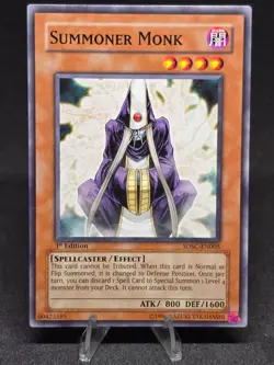Yu-Gi-Oh! Summoner Monk SDSC-EN005 Spellcaster's Command 1st Edition NM - Image 1
