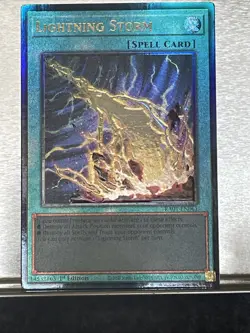 Yugioh! Lightning Storm - RA01-EN061 - Prismatic Collector's Rare - 1st Edition - Image 1