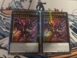 Yugioh Number 107: Galaxy-Eyes Tachyon Dragon Quarter Secret Rare RA04-EN067 x2 - Image 1