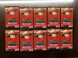 One Piece OP-13 SEALED Carrying on His Will Booster Packs ENGLISH Lot Of 10 - Image 1