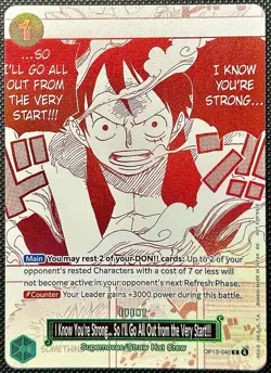 One Piece OP13-040 English Promo Event Rare 3rd Anniversary Treasure Campaign - Image 1