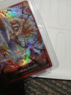 Monkey.D.Luffy ST21-001 - One Piece TCG Starter Deck EX: Gear 5 Foil NM Leader - Image 2