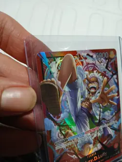 Monkey.D.Luffy ST21-001 - One Piece TCG Starter Deck EX: Gear 5 Foil NM Leader - Image 4