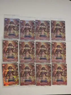 One Piece TCG Monkey D Luffy ST10-006 Treasure Booster Set Promo SEALED x12 - Image 1