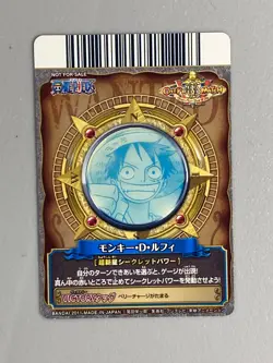 Monkey D Luffy - PJ-015-W PR - One Piece One Py Berry Match Card Japanese - Image 2