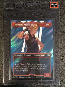 2025 Final Fantasy MTG Prompto Argentum Surge Foil 0532 - Taby CardT GEM MT 10 - Image 1