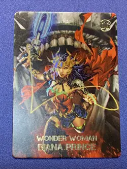 Wonder Woman Diana DC Foil Goddess Story Waifu Card Girl Holo Anime Sexy ACG Hot - Image 1