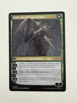 Grist Voracious Larva / Plague Swarm MTG Magic the Gathering Card NM Mint MH3 - Image 2