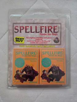 Spellfire Master the Magic Card Game 1995 Third Edition Dual Pack w/ Extra Pack - Image 1
