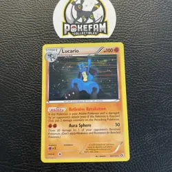 Lucario - 80/113 - Pokemon Legendary Treasures Black & White Holo Rare Card LP - Image 1
