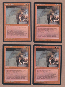 MTG - 4X Game of Chaos X4 - Ice Age - Rare EX/NM - Playset {A} - Image 1